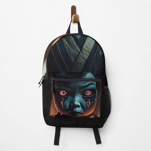 Item preview, Creepy Young Girl Pigtails Glowing Eyes Japanese Horror designed and sold by Michael Voyler.