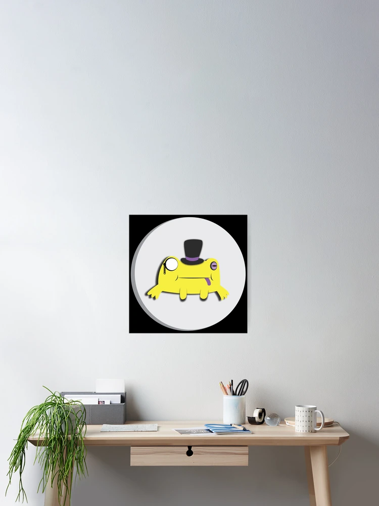 Thumbnail 2 of 3, Poster, non-binary pride frog designed and sold by plotDriving-NPC.