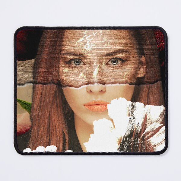 Item preview, Woman with flowers portrait designed and sold by Leila8888.