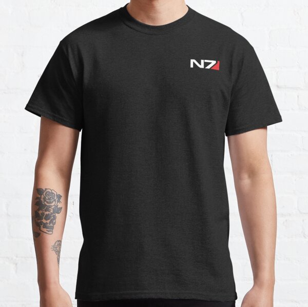 Logo Mass Effect N7 | Couleur blanche T-shirt classique