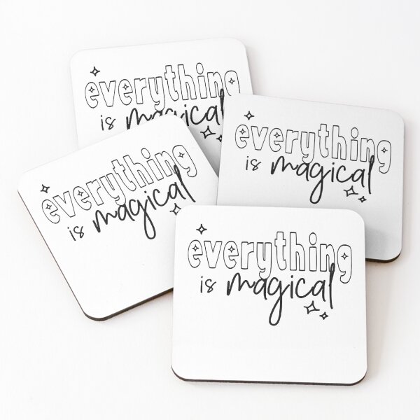 Item preview, everything is magical (black lettering) designed and sold by KyleTorp.