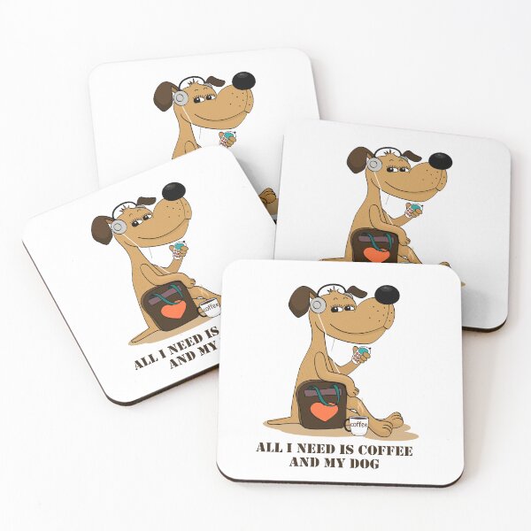 Item preview, All I Need Is Coffee And My dog designed and sold by saja salah.