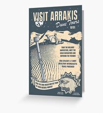 Visit Arrakis Greeting Card