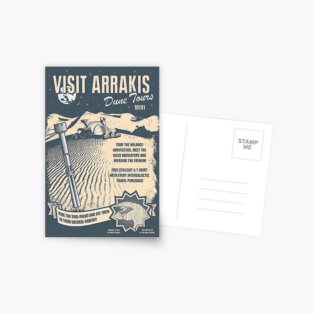 Visit Arrakis Postcard