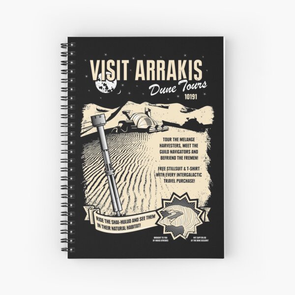 Visit Arrakis Spiral Notebook