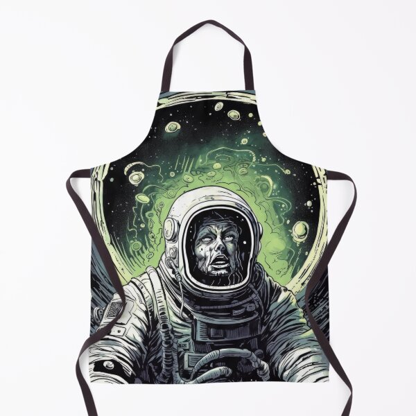 Item preview, Cosmic Astronaut in Orbit - Atmospheric Slimepunk Illustration designed and sold by CosmicScare10.