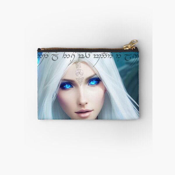 Item preview, Elven Princess with Elvish written language and symbols, the translation to English is: "Not all those who wander are lost". designed and sold by FigjamDesigns.