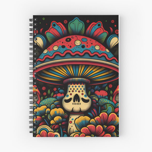 Item preview,  Psychedelic Mushroom Bright Color Tatoo designed and sold by MontseAM.