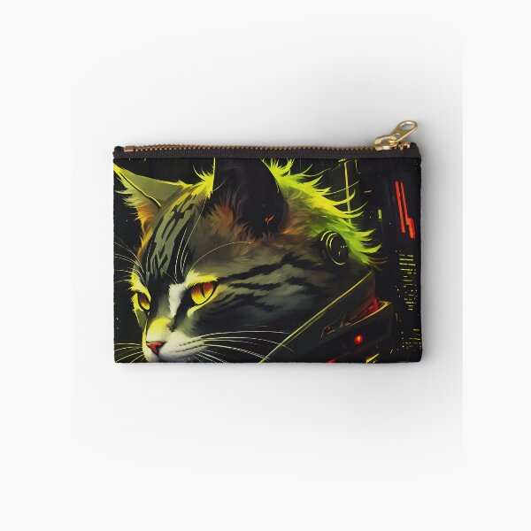 Item preview, A cyberpunk cat poster design designed and sold by Reza Azi.