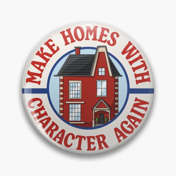 Item preview, Make Homes With Character Again - Anti McMansion designed and sold by Picket Club.