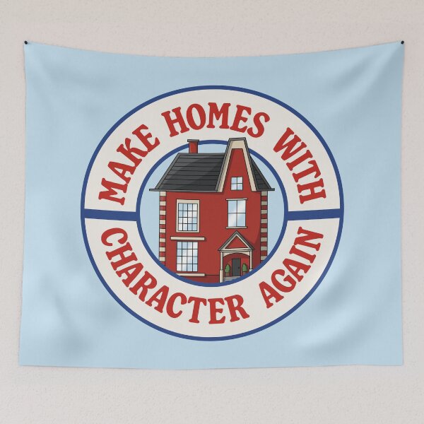 Item preview, Make Homes With Character Again - Anti McMansion designed and sold by Picket Club.