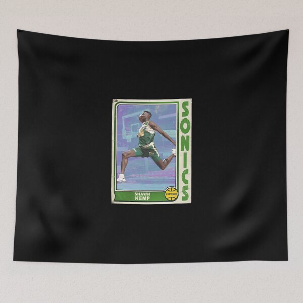 Item preview, Shawn Kemp Retro Basketball Trading Card Design  designed and sold by Ebonyorney.