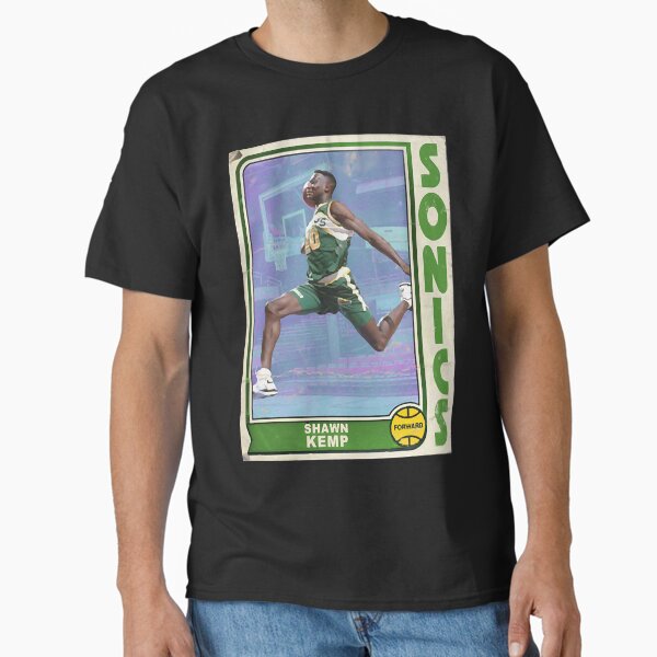 Item preview, Shawn Kemp Retro Basketball Trading Card Design  designed and sold by Ebonyorney.