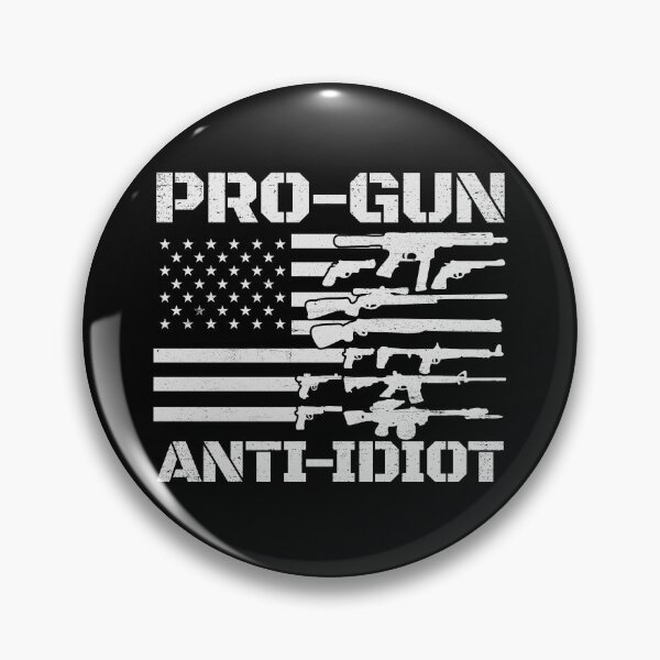 Item preview, Pro Gun Anti Idiot USA Flag Men's Pro Gun Anti Idiot Gear designed and sold by DynamicDesign.