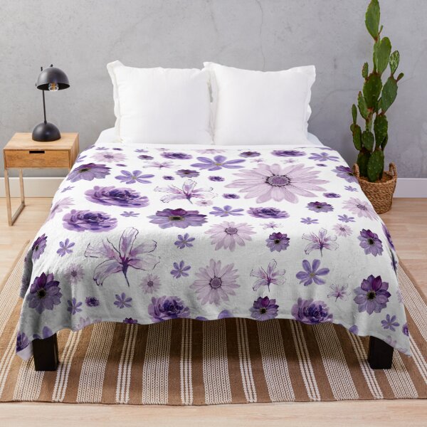 Item preview, Aesthetic purple and lavender floral design designed and sold by Strictly McCracken.