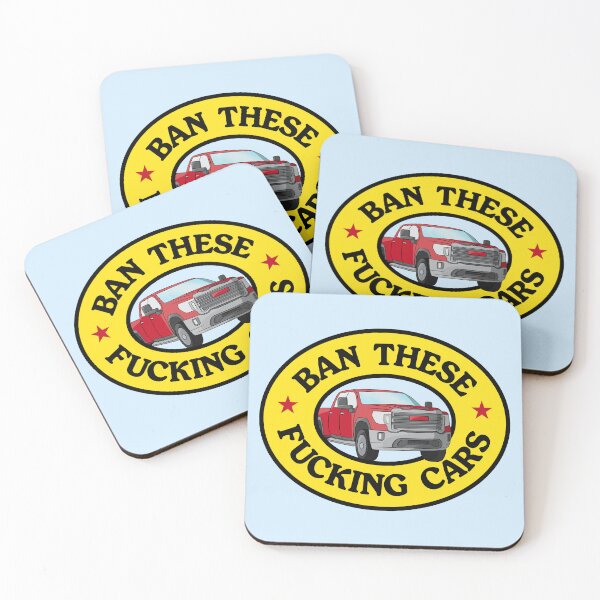 Item preview, Ban These Fucking Cars - Anti Trucks  designed and sold by Picket Club.
