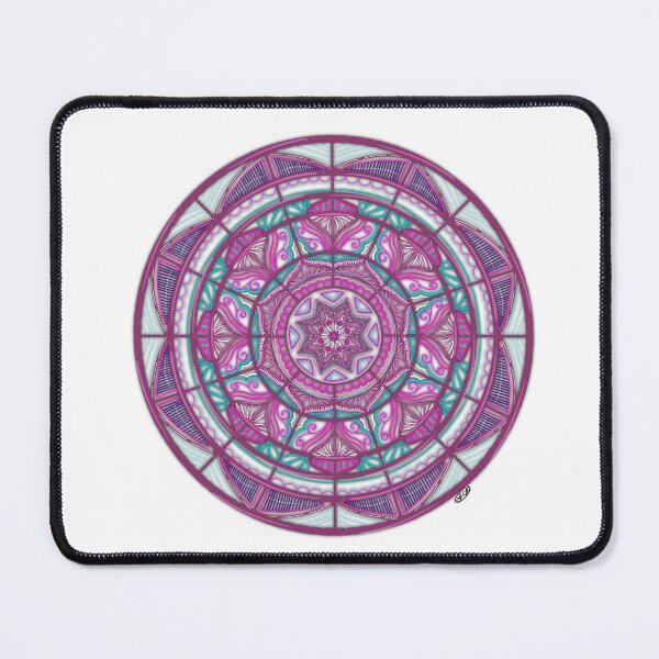 Item preview, Pink purple mandala designed and sold by Artwork-LCR.