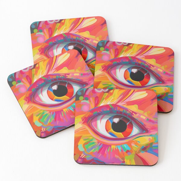 Item preview, Colorful All Seeing Eye designed and sold by PostersForUs.