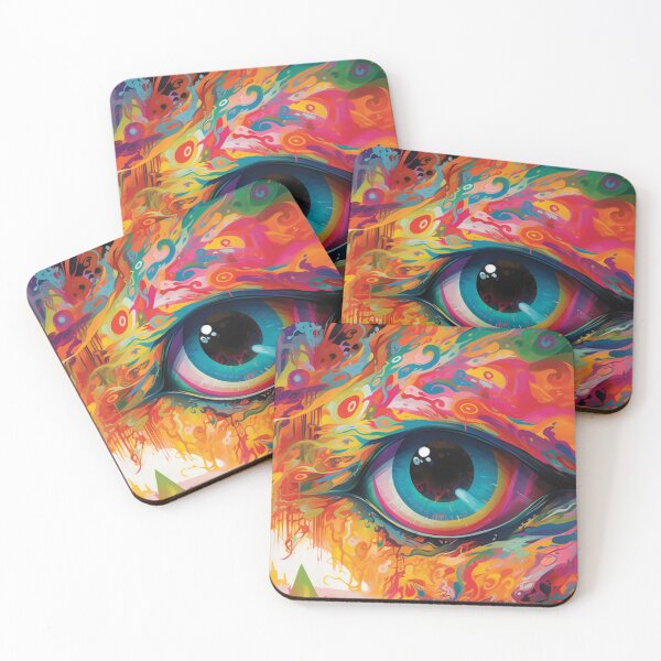 Item preview, Colorful All Seeing Eyes designed and sold by PostersForUs.