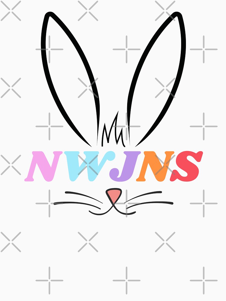 NewJeans Bunnies, New Jeans Logo and Mascot Bunny, Kpop NWJNS Merch, Ditto  Sticker for Sale by Julia Dorian