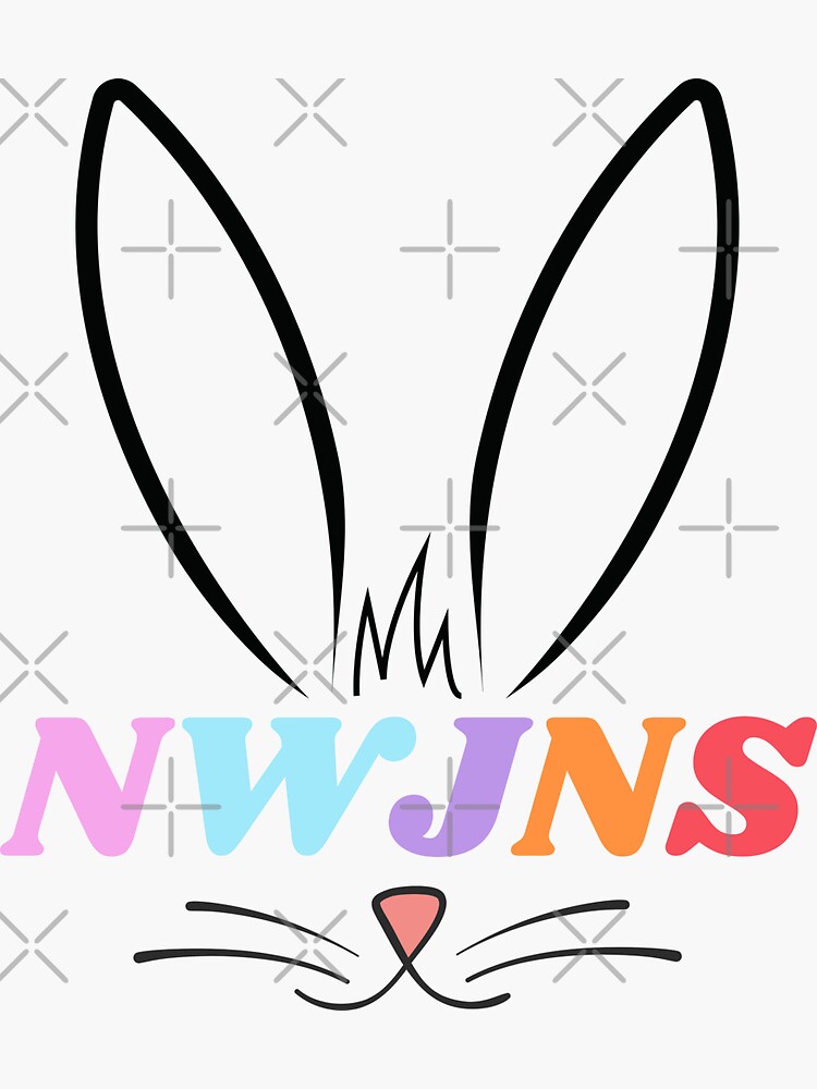 Bunnies New Jeans Kpop Sticker – GirlsPrintingHouse