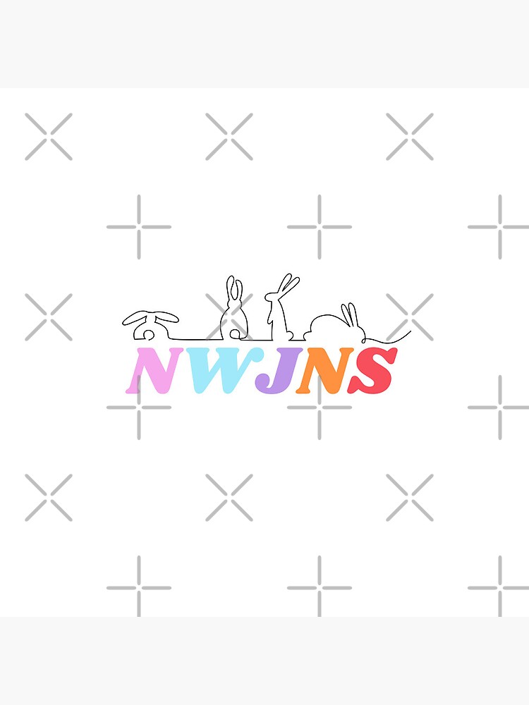 NewJeans Bunnies, New Jeans Logo and Mascot Bunny, Kpop NWJNS