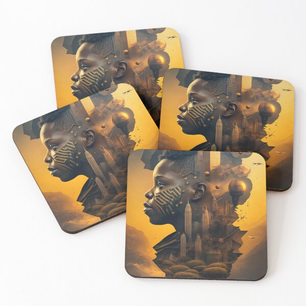 Item preview, Arte afrofuturista designed and sold by MidJourneymen.