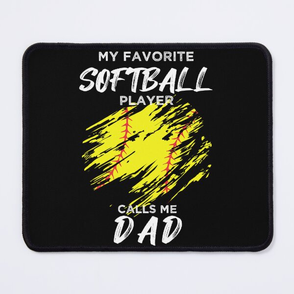 Item preview, My Favorite Softball Player Calls Me Dad designed and sold by R&BApparel.