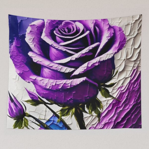 Item preview, Painters Purple Rose by Perceptual Paradox Creations designed and sold by hobbit73.