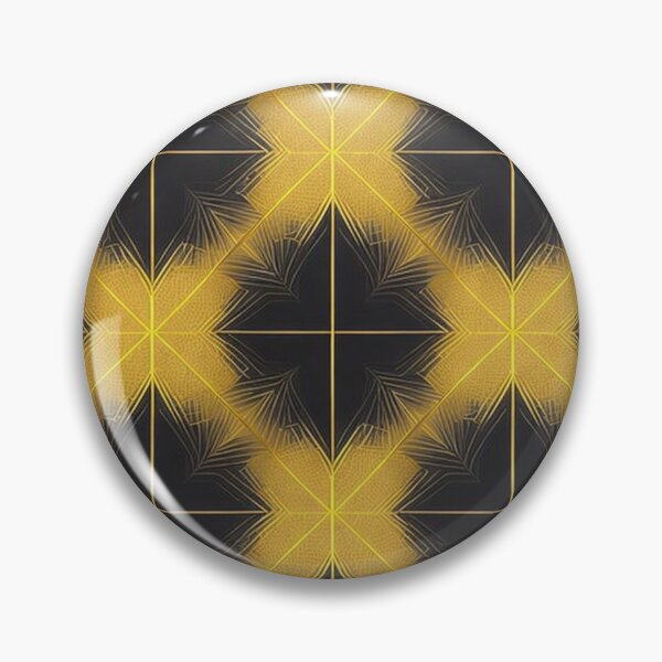 Item preview, Black and Gold pattern designed and sold by TwistedJustAbit.
