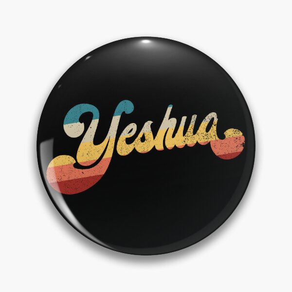 Item preview, Yeshua Jesus in Hebrew Christian Faith Peace Retro Yeshua Gear designed and sold by DynamicDesign.