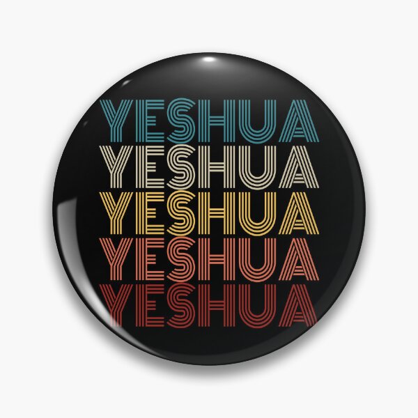 Item preview, Yeshua Jesus in Hebrew Christian Faith Peace Retro Yeshua Gear designed and sold by DynamicDesign.