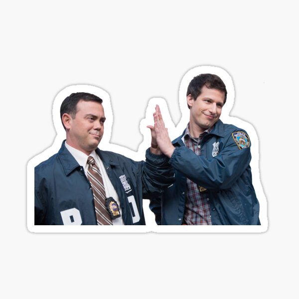 Boyle und Jake Highfive Sticker