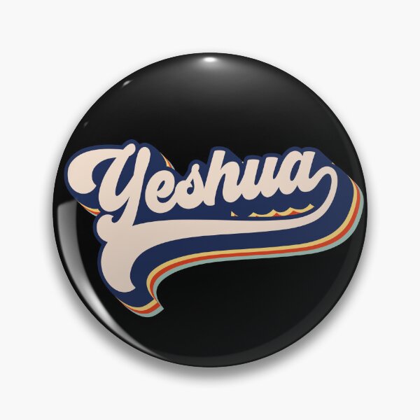 Item preview, Yeshua Jesus in Hebrew Christian Faith Peace Retro Yeshua Gear designed and sold by DynamicDesign.