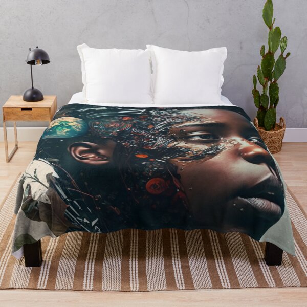 Item preview, Afrofuturism Art designed and sold by MidJourneymen.