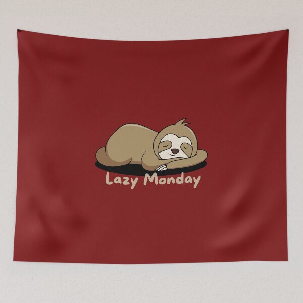 Item preview, Cute Sloth Lazy Monday designed and sold by Artistusha.