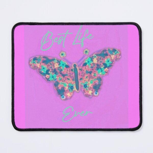 Item preview, Best Life Ever Flowered Butterfly Magenta  designed and sold by IvaRenee.