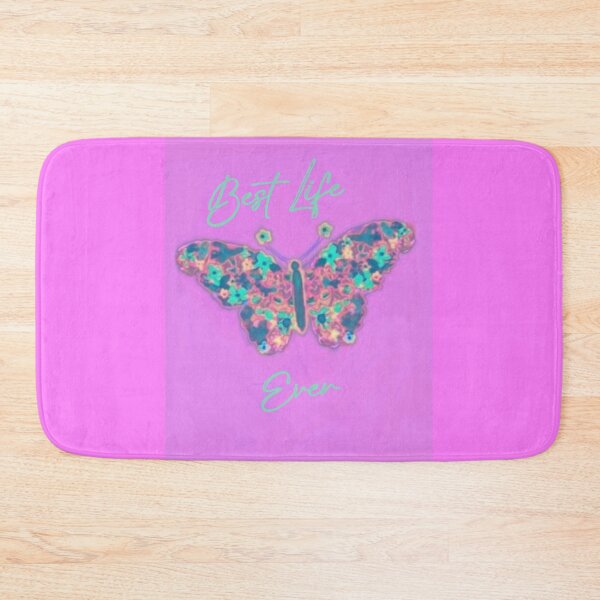 Item preview, Best Life Ever Flowered Butterfly Magenta  designed and sold by IvaRenee.