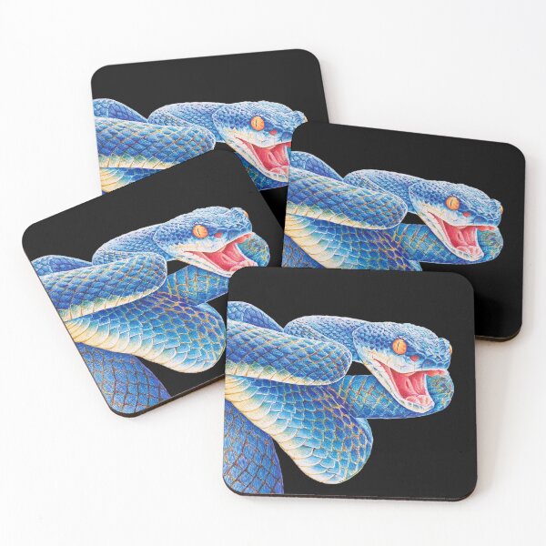 Item preview, Blue Viper portrait designed and sold by GALAXY OF HYPERVILLAINS.
