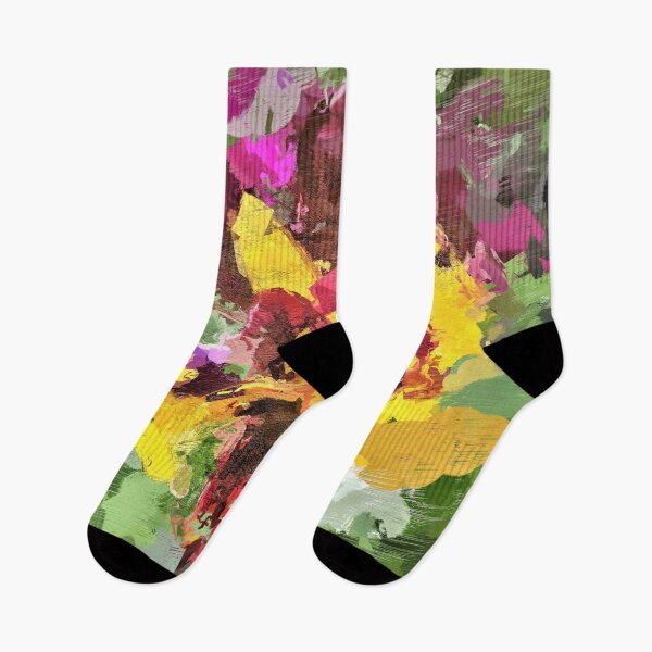 Item preview, Floral Abstract Impression designed and sold by lukefranklinart.