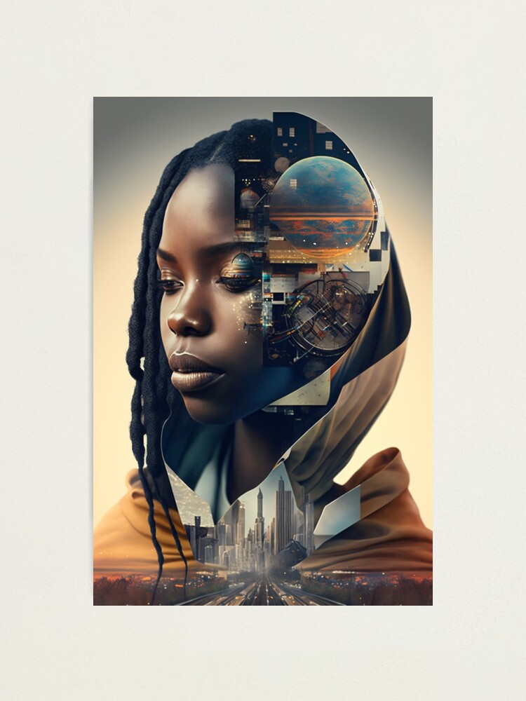 The Portal - 16 x 20 Fine Art Print, Limited Edition of 25, Giclée Print, outlet Afrofuturism, Afrofuturistic