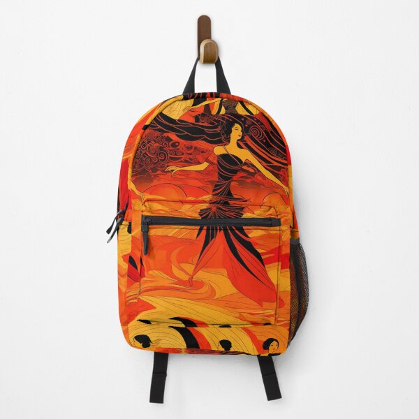 Item preview, Dancing Women Art Deco geomtric pattern designed and sold by Viking-Samurai.