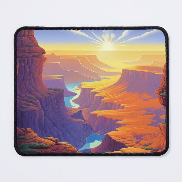 Item preview, Colorful sunset at the grand canyon designed and sold by PostersForUs.