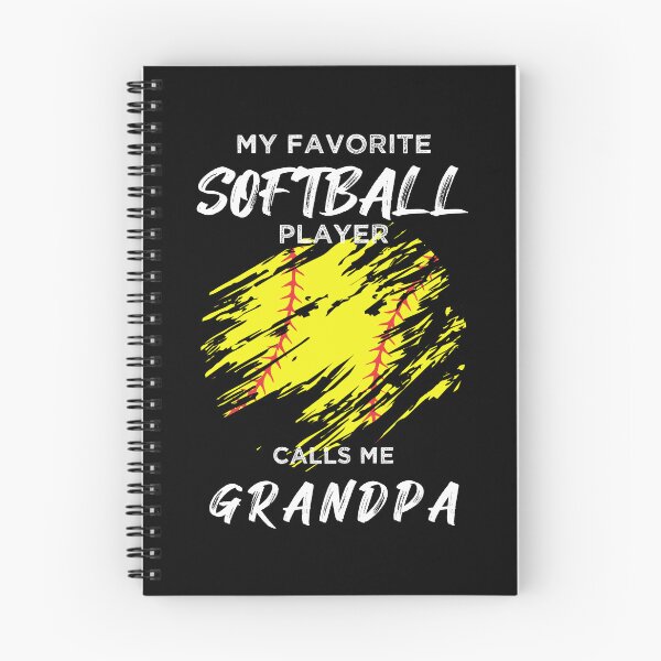 Item preview, My Favorite Softball Player Calls Me Grandpa designed and sold by R&BApparel.