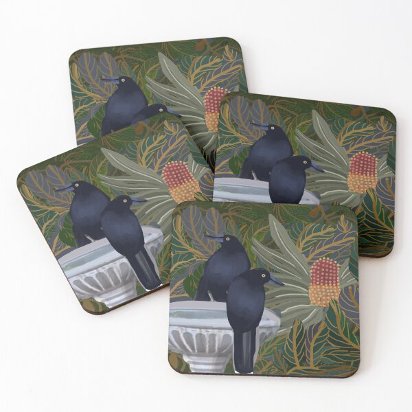Item preview, Currawongs Bird Bath 2023 designed and sold by Donnahuntriss.