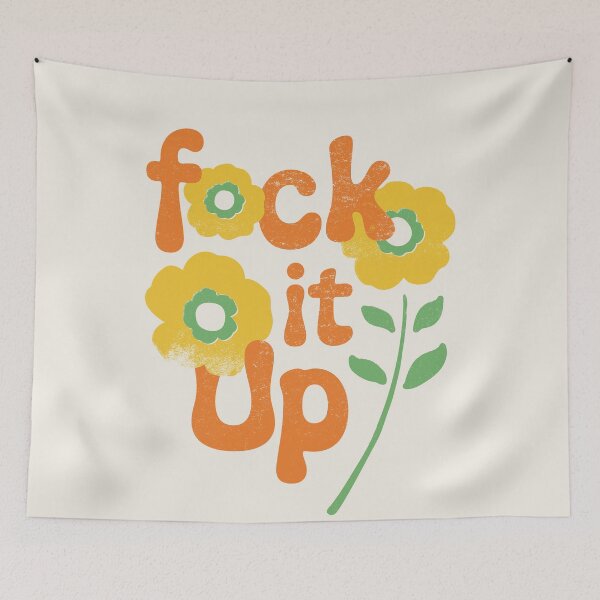 Item preview, fck it up buttercup (orange) designed and sold by Midnight Coffee.