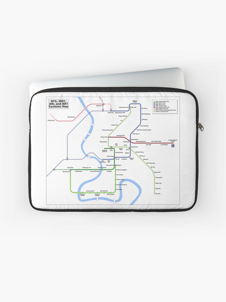 Bangkok bts & mrt maps