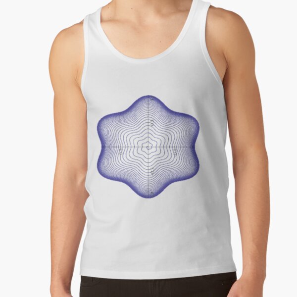 #Spiral, #twisting into the #star of #David Tank Top