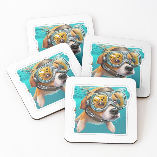 Item preview, DOG SNORKELING designed and sold by STICKER2DWORLD.