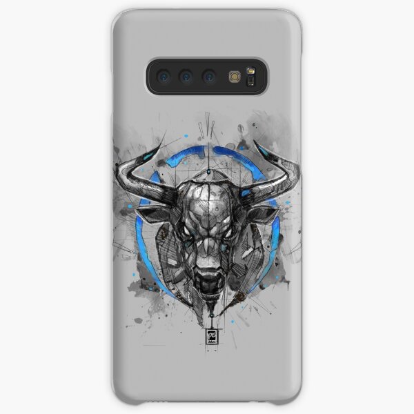 bull sketchy style drawing Samsung Galaxy Snap Case